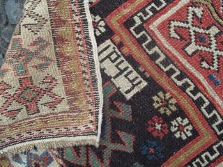 An Antique Caucasian Shirvan Rug, dated in several places.                        