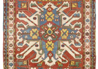 Antique Chelaberd Rug or so called "Eagle Kazak" from Karabagh, South West Caucasus, ca 1880, 
125x260 cm (4'1" x 8'3")             