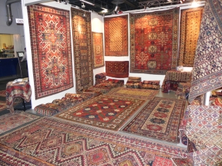 Caucasian Shahsavan long rug, 3.7 x 9.4 ft, as found, mid 19th Century                    