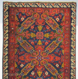 Seichur Runner, 3.7 x 11.6 Ft (110x350 cm), late 19th century. Excellent original condition, full lustrous wool pile, all natural dyes. Provenance: a private collection in England, purchased from Armand Deroyan in  ...