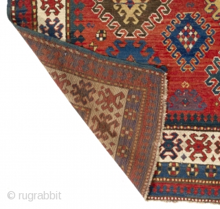 Antique Caucasian Kazak Rug, 4.8 x 6.7 Ft (143x200 cm), ca 1870, stock no: a153. 

here is a high resolution image of it: https://drive.google.com/file/d/0Bz7Alnbetq5uN2o4MGVST29TaW8/view?usp=sharing

some more antique rugs in stock: https://drive.google.com/file/d/0Bz7Alnbetq5uN2o4MGVST29TaW8/view?usp=sharing   