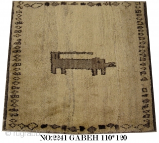 Rug no: 2241
Size: 120x110 cm
"Lion rug" woven by a young girl on her early stage of weaving lessons, It is obvious from its simplicity of design. long and hand spun wool pile, ...