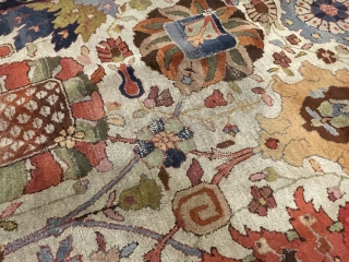 8’x11’ 1920’s German Tetek rug with a little bit of wear.                      