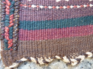 Large and heavy (won´t move on the floor) Sistan kilim. Mint condition, including original finishes on both ends and sides, probably never used. Very finely woven creating incredibly small patters, soft and  ...