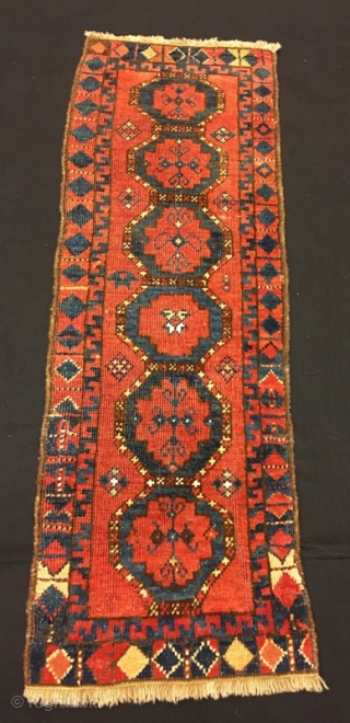 Antique Ersari yastik in good condition , 110 x 38 cm                      