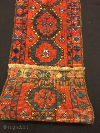 Antique Ersari yastik in good condition , 110 x 38 cm                      