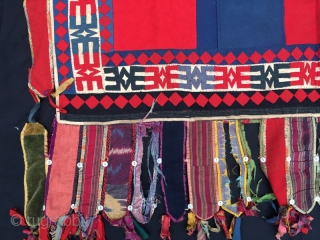 Antique Turkmen textile asmalik ,120 x 95 cm                         