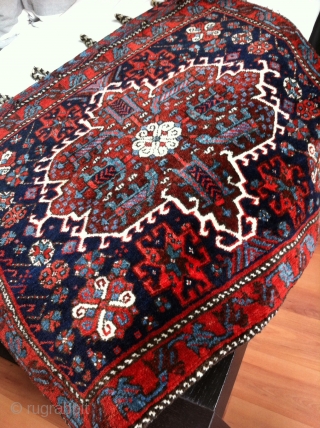 An old Luri bag in perfect never used condition. 72/70 cm plus 60 cm Kilim.                  