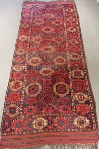 Secound 19th Century Türkmen Ersari Rug Size.290x132 Cm                         