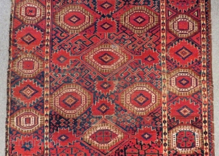 Secound 19th Century Türkmen Ersari Rug Size.290x132 Cm                         