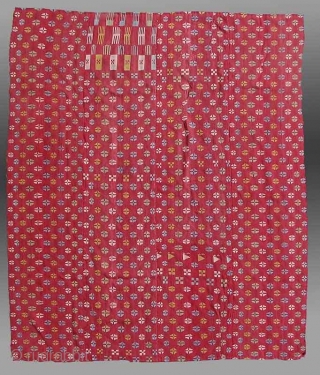 Shahsavan Silk Jajim (fragment?), NW Persia, 19th century, 2' 10" x 3' 9"

An incredibly rare and quite beautiful textile. Composed of 100% silk, this jewel like weaving exhibits a quality rarely encountered  ...