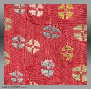 Shahsavan Silk Jajim (fragment?), NW Persia, 19th century, 2' 10" x 3' 9"

An incredibly rare and quite beautiful textile. Composed of 100% silk, this jewel like weaving exhibits a quality rarely encountered  ...