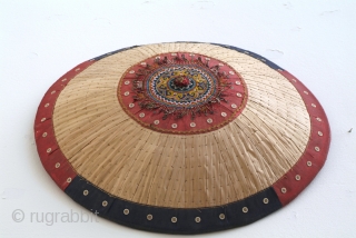Old Sarawakian (Kenyah) sun hat. The Kenyah are one of the indiginous groups in Borneo belonging to the Orang Ulu, they are renowned for artistry in beadwork embellishments. More like this available.
Material:  ...