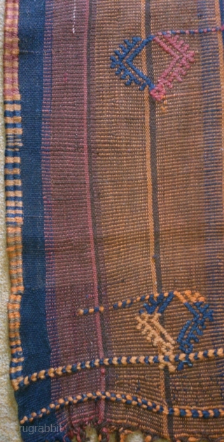 Antique Anatolian jajim(3 piece), no: 139 size: 124*92cm, wool on wool.                      