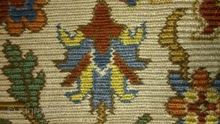 European embroidery sampler, no: 219, size: 48*35cm, wool on linen.                       