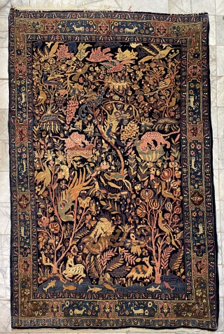A very extraordinary Bidjar carpet size 205x130cm                          