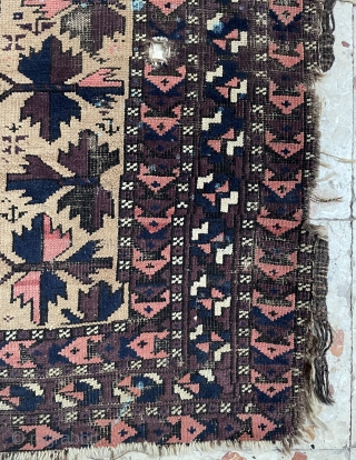 Beluch rug all colors natural dyes size 180x90cm                         