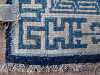 5726# Tibet saddle, 102x67cm(40x26''), 19th century