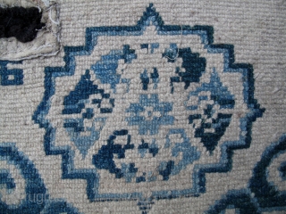 5726# Tibet saddle, 102x67cm(40x26''), 19th century