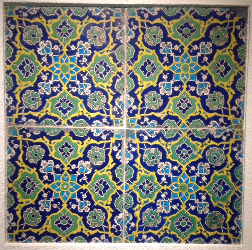Iznik ceramic tiles, Ottoman Empire, 16th century, Gulbenkian Museum