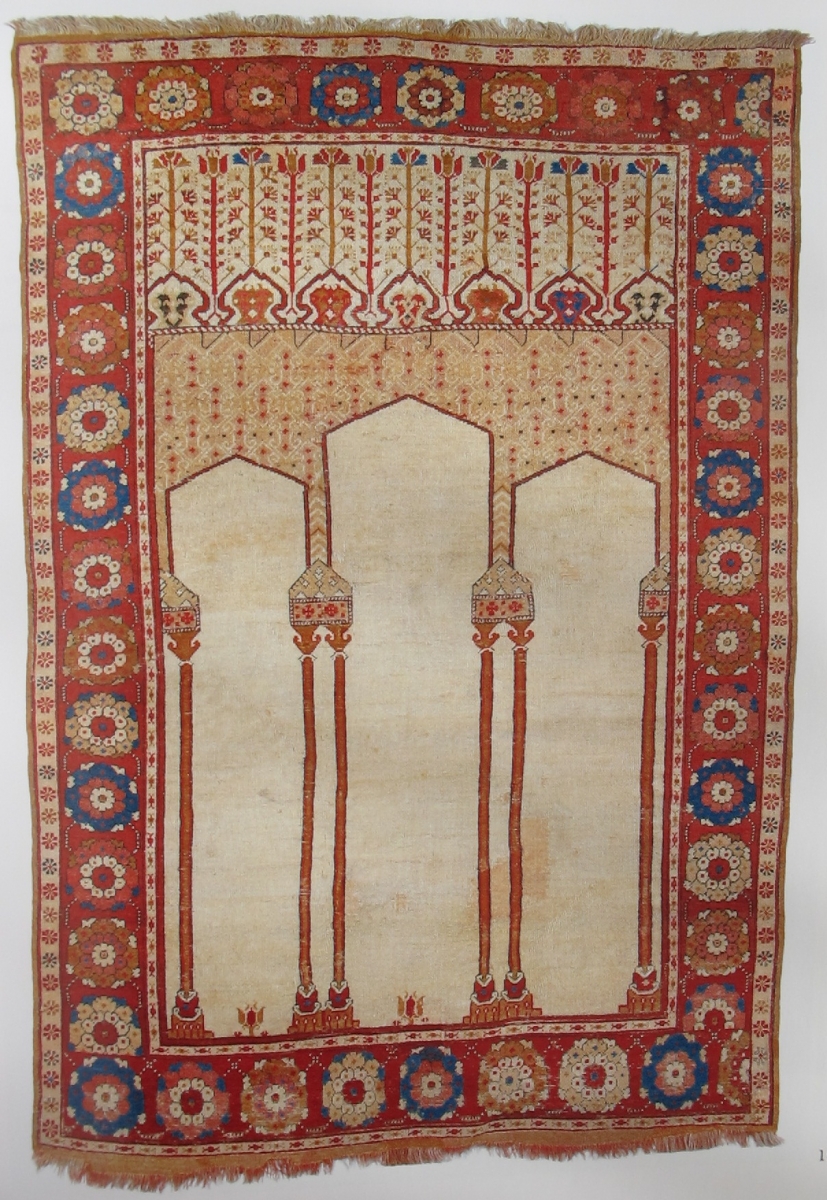 coupled column prayer rug