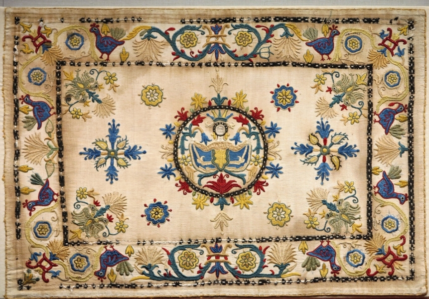 Cretan embroidery, circa 1700, Benaki Museum