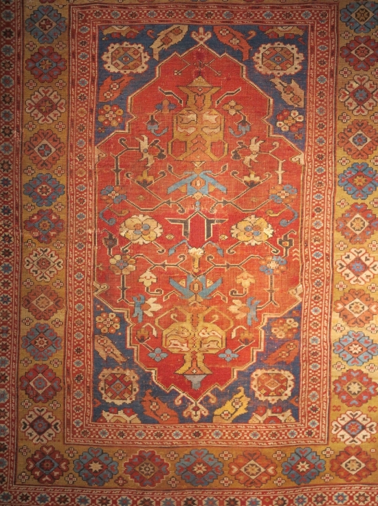 Transylvania double-niche rug, lot 147