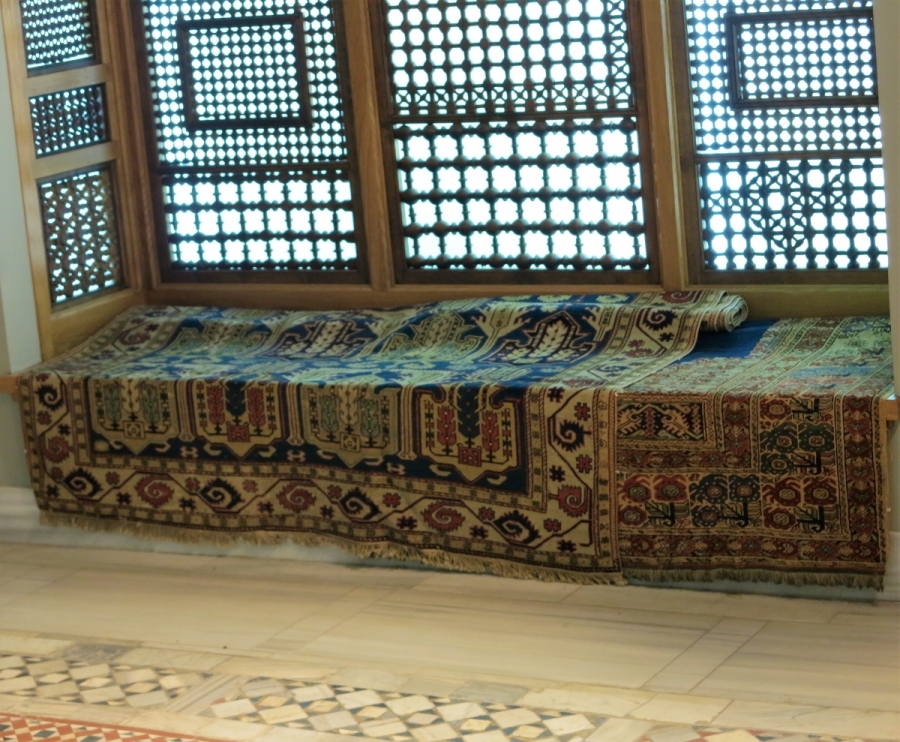 Benaki Museum of Islamic Art, Athens Rugs in situ