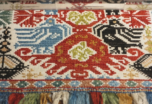 embroidery from the island of Anaphi, 18th century, Benaki Museum