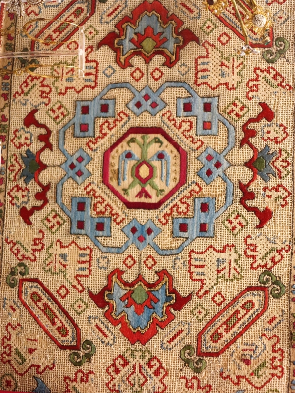 Ionian Island embroidery, Benaki Museum, probably Corfu / Kerkira, circa 1700