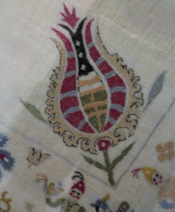 embroidered bed-cover from Skyros, circa 1700, Benaki Museum