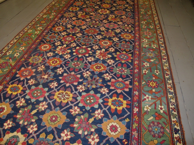 Wonderful Karabagh Kellei, early 19th century, 4.73m x 2.06m.                        