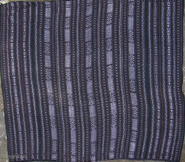 Flores Ikat from Ende: Finely detailed woman’s full length three paneled tube sarong from Ende, Flores Island, Indonesia. I bought this in 1988, this was used when I bought in Ende and  ...