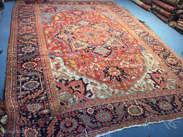 Heriz rug size 385x287                             