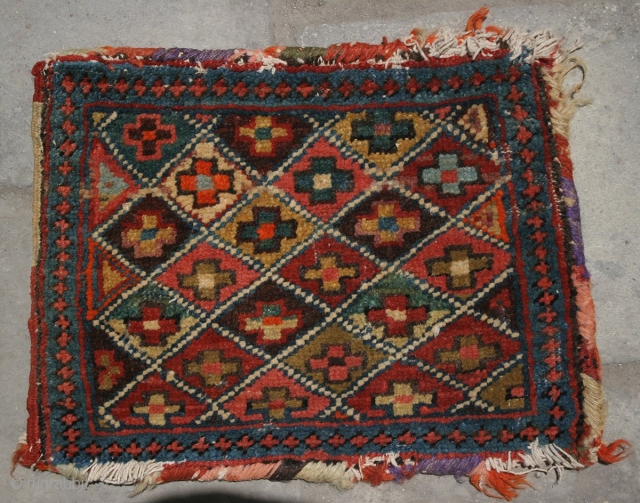 Old Shahsavan chante/bag , size: 35x27 cm                          