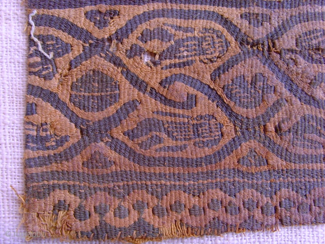 copt # 2010

size - 14 x 10.5 cm 

Coptic textile, 2th- 7thC Egypt,
One of 52 pieces will be offered as one collection. Mostly framed professionally on an acid free backing, some unframed  ...