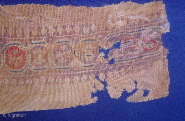 copt # 1032
size - 25 x 10 

Coptic textile, 2th- 7thC Egypt,
One of 52 pieces will be offered as one collection. Mostly framed professionally on an acid free backing, some unframed yet.  ...