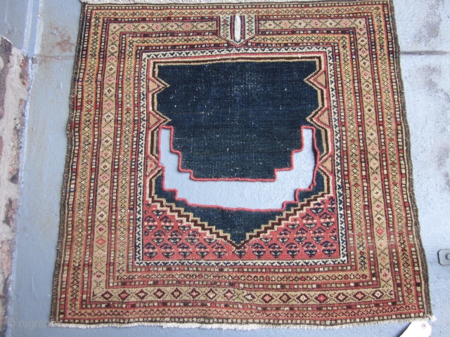 Antique Malayer Saddle Cover , West Central Persia , Last Quarter 19th Century , 2.7 x 2.9
As with larger Malayers,the knot is symmetric on a single wefted cotton foundation.Saddle and horse covers  ...