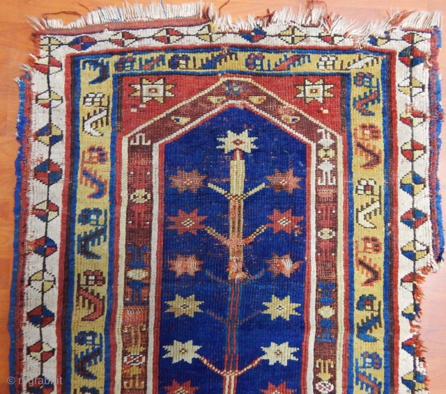 Antique West Anatolian Megri Rug 
Size.145x90cm                           