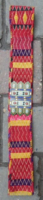 Antique Uzbek Textile Belt
Size.87x06 cm 
 Contact at.  anatolianpicker@gmail.com                       
