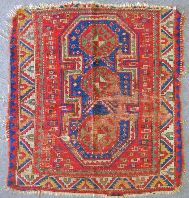 Antique Caucasian Fahrola Rug                             
