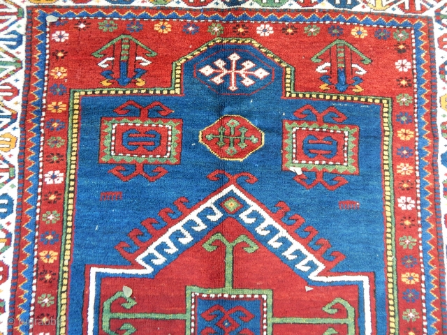 Antique Caucasian Fahrola Kazak Rug 
Size:207x160 cm                          