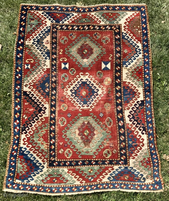 1880s 6.4 x 4.5ft  ( 195 x 137 cm ) Borchalou                     