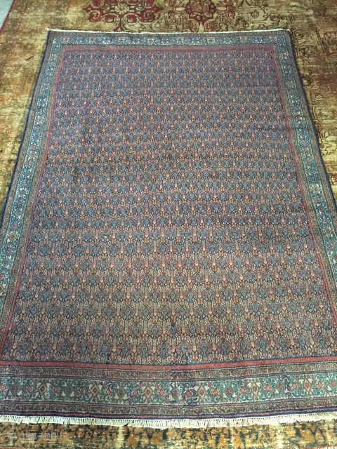 Antique Very fine Persian rug 6x4ft                           