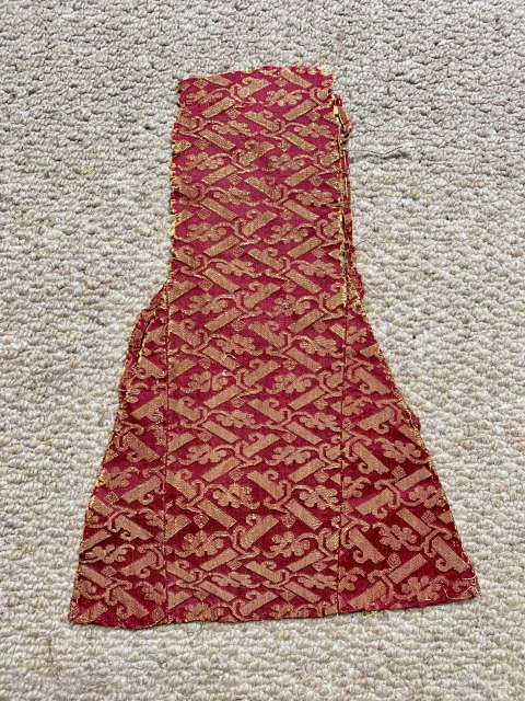 16/17 c Italian brocade fragment                            