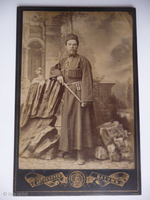 Caucasian Photographs; Evocative group of cabinet cards taken in Tiblisi, Batum and Baku in the 1880's.                 