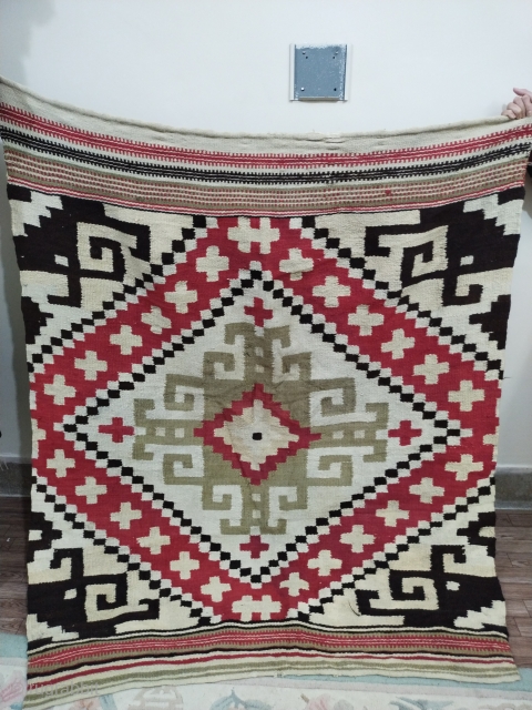 Antique swedish scandinavian rug in Exellant condition size 5 by 4.1 feet                     