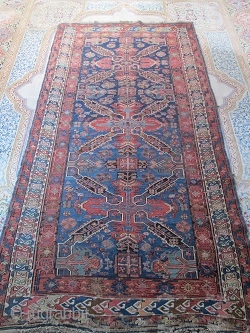 19th century Kuba Seichur soumak rug
253 X 132 cm                        