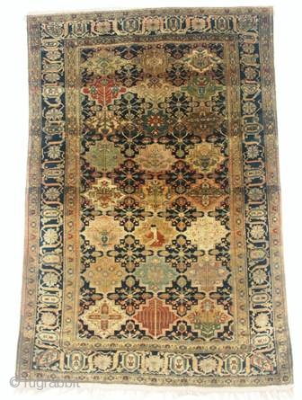 Kashan Motashem 210x125 cm (6ft8in x 4ft1in) circa 1880
Condition: Very good, ends rewoven, original selvedges
Cotton warp, cotton weft, wool pile

Worldwide shipping            