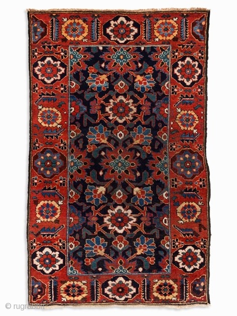 33 | Karabagh Rug, South Caucasus, Early 20th Century

    
Wool on wool
Caucasus, early 20th century
Knot density: approx. 250,000 knots per m2
Dimensions: 1.67 x 1.01 m
Age-according good condition
Oriental carpet classic  ...